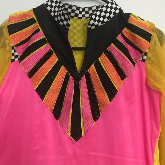 Flour length Anarkali - Picture 4 of 8